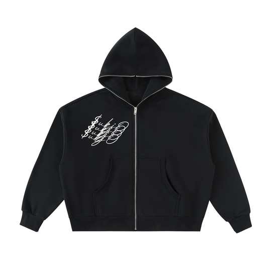 $ukjO full zip hoodie